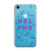 GRL PWR: iPhone XR Transparant Hoesje