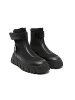 MSGM Kids bottines à fermeture zippée - Noir