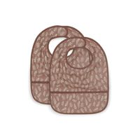 Jollein slab waterproof klittenband Meadow Chestnut (2pack) Maat