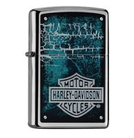 Zippo Aansteker Harley-Davidson Logo Blauw