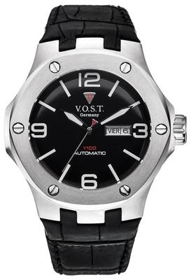 V.O.S.T. Germany V100.015 Steel automatisch heren horloge 44mm V.O.S.T. Germany V100.015 Steel automatisch heren horloge 44mm