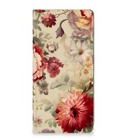 Smart Cover voor Xiaomi Redmi Note 12 Pro Plus Bloemen - thumbnail