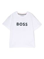 BOSS Kidswear t-shirt à logo imprimé - Blanc