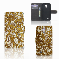 Wallet Case Samsung Galaxy S4 Barok Goud