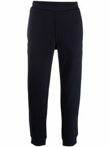 Emporio Armani pantalon de jogging à détail logo - Bleu