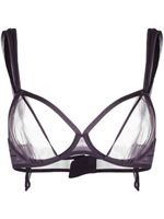 Maison Close soutien-gorge Naked à design transparent - Violet