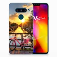 LG V40 Thinq Siliconen Back Cover Amsterdamse Grachten