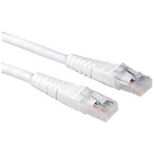 VALUE Patchkabel Cat.6 UTP (Class E), wit, 0,5 m