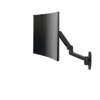 Ergotron LX Series LX WM LCD ARM MATTE BLK 86,4 cm (34") Schroeven Zwart - thumbnail