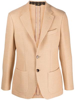 ETRO Blazer met jacquard - Beige