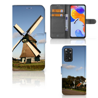 Xiaomi Redmi Note 11 Pro 5G/4G Flip Cover Molen - thumbnail