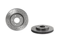 BREMBO XTRA LINE BREMBO, Remschijftype: Geperforeerd / Geventileerd, u.a. für Mitsubishi