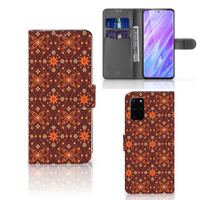 Samsung Galaxy S20 Plus Telefoon Hoesje Batik Brown