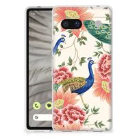 TPU Hoesje voor Google Pixel 7A Pink Peacock