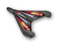 GÜNTHER FLUGSPIELE 1450 - Schietschijf Gemini 3000, katapultwerper van technisch schuim, voor superbrede vluchten, ca. 30 x 32 cm groot, geschikt voor kinderen vanaf 6 jaar.