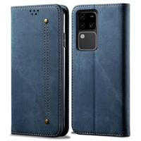 vivo S18 Pro Retro Series Portemonnee Hoesje - Blauw - thumbnail