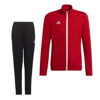 adidas Entrada 22 Full-Zip Trainingspak Kids Rood Zwart Wit - thumbnail