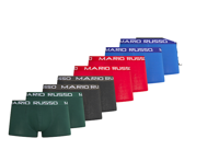 Mario Russo 10-pack Boxers - 5 kleuren in één set-M (2de Kans Deal)