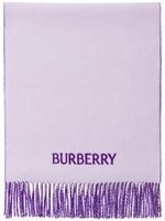 Burberry écharpe à motif Equestrian Knight - Violet