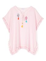 SELINIACTION KIDS poncho brodé de sequins - Rose - thumbnail