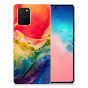 Hoesje maken Samsung Galaxy S10 Lite Watercolor Dark