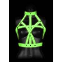 Ouch! by Shots Bra Harness - Glow in the Dark - L/XL - thumbnail