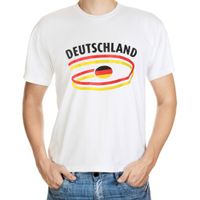 Wit heren t-shirt Duitsland