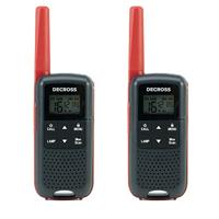 Draagbare radiozender PMR PNI Decross DC63, 446MHz, 0.5W, 16CH, 1000mAh NiMH, IPX4, set van 2 stuks