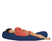 Terapy Toby rugleuning zitzak - Blauw | 160cm x 25cm x 25cm