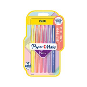 Fineliner Paper Mate Flair Pastel blister ÃƒÆ' 6 kleuren