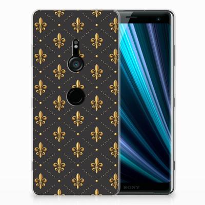 Sony Xperia XZ3 TPU bumper Franse Lelie