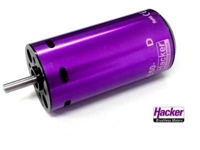 Hacker E50-M 2,5D Brushless elektromotor voor vliegtuigen kV (rpm/volt): 1430