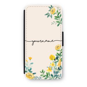 Gele bloemen: iPhone 8 Flip Hoesje