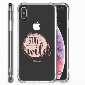 Apple iPhone X | Xs Stevig Bumper Hoesje Boho Stay Wild