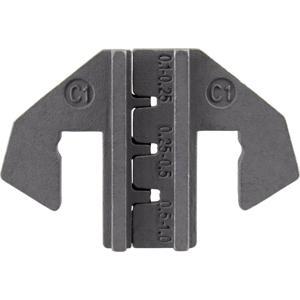 TOOLCRAFT PLE-0C1 Krimp-onderdelen Platte stekkers Krimpbereik: 0.1 tot 1 mm² Geschikt voor merk: TOOLCRAFT PZ-500