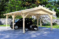 Carport 400x600 cm zadeldak- Zadeldak- - Van Kooten - Van Kooten