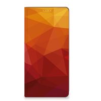 Stand Case voor Motorola Moto G72 Polygon Red - thumbnail