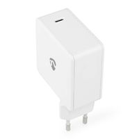 Nedis WCGPD100W100WT Oplader Gan 3.0 / 5.0 A Outputs: 1 Usb-c™ Maximaal Uitgangsvermogen: 100 W Automatische Voltage Selectie