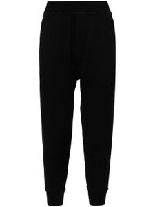 DSQUARED2 sequinned logo-patch tapered track pants - Noir