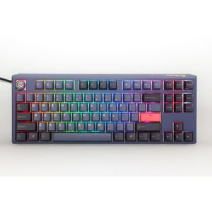 Ducky One 3 Cosmic Blue TKL toetsenbord RGB led, Double-shot PBT, Hot-swappable, QUACK Mechanics, 80%