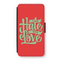 Turn hate into love: iPhone 8 Plus Flip Hoesje - thumbnail