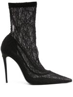 Dolce & Gabbana 110mm corded-lace boots - Noir