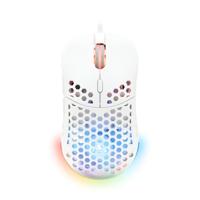 The G-Lab - Kult Oxygen - Bedrade gamingmuis met hoge prestaties 12.800 DPI - Maximale reactie, RGB 100% aanpasbaar, 6 programmeerbare toetsen - PC/PS4/PS5/XBOX - Wit - Nieuw