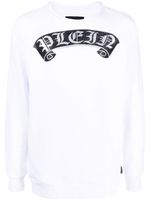 Philipp Plein sweat Gothic Plein orné de cristaux - Blanc - thumbnail