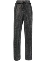 TOM FORD pantalon ample à ornements en cristal - Noir