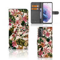 Samsung Galaxy S21 Plus Hoesje Flowers - thumbnail