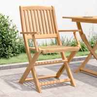 Tuinstoelen 2 st inklapbaar 58x54,5x90 cm massief acaciahout