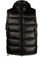 Peuterey gilet matelassé à patch logo - Noir