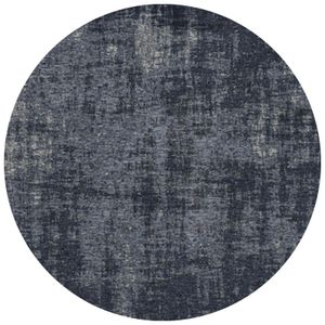 Vloerkleed Rovinj donkerblauw 120 rond