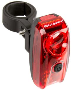 Smart Trail achterlicht batterij 2x aaa led level indicator op kaart